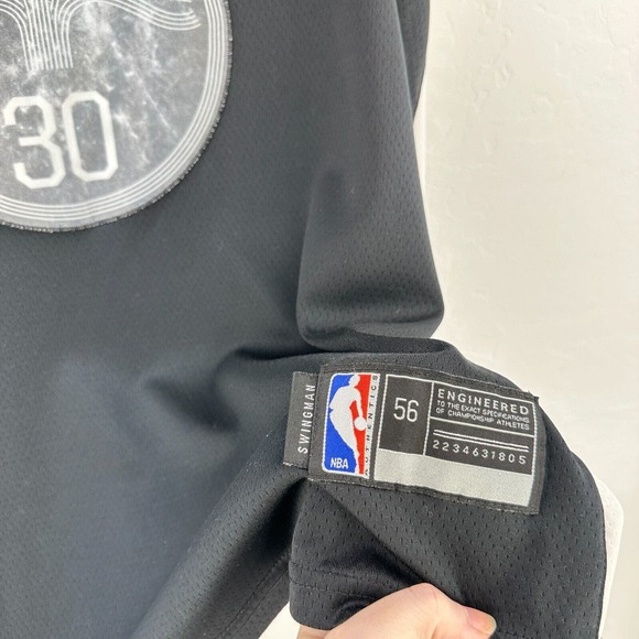 NBA Stephen Curry Jersey Mens Black Yellow The Town #30 Basketball Sports Shirt - Picture 4 of 8